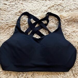Lululemon Athletica Black Crisscross Sports Bra